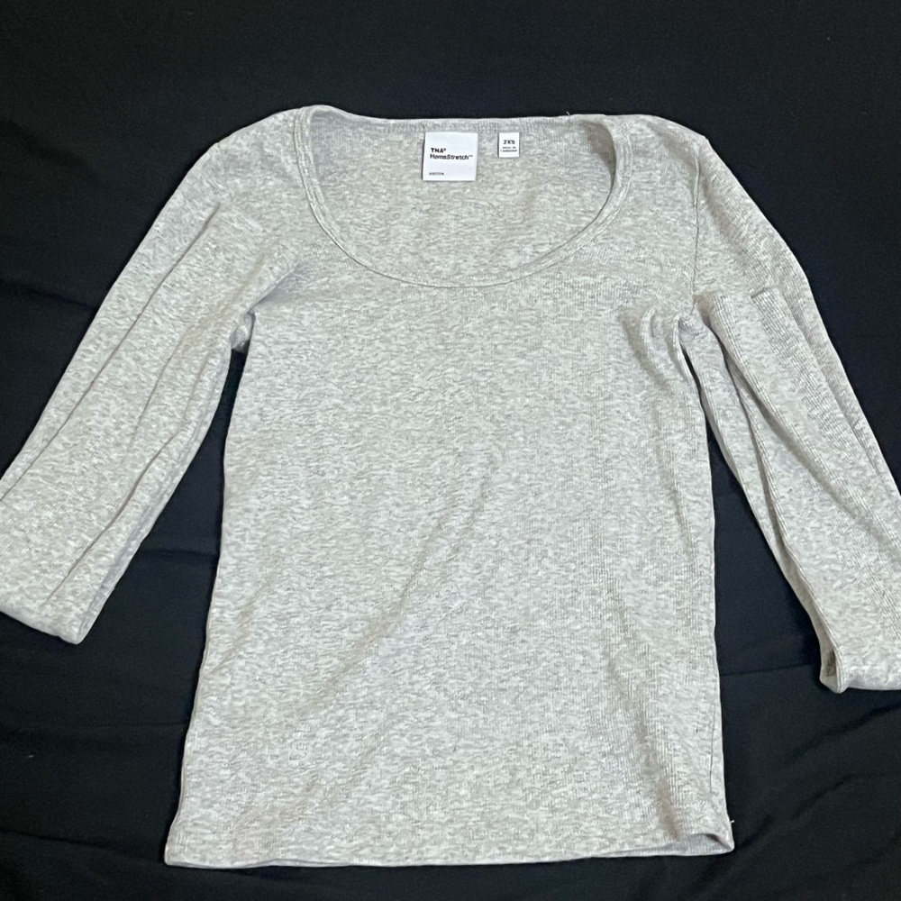 Aritzia HomeStretch Rib Scoopneck Longsleeve